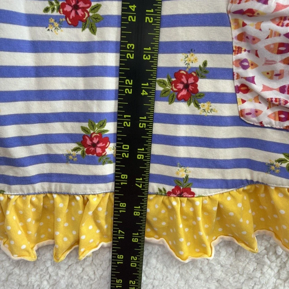 Matilda Jane Red Light Green Light Tunic The Adventure Begins Girls Size 6